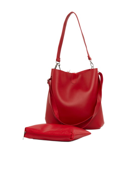 Zoozie Bags Bandolera Roja con Detalles de Flecos